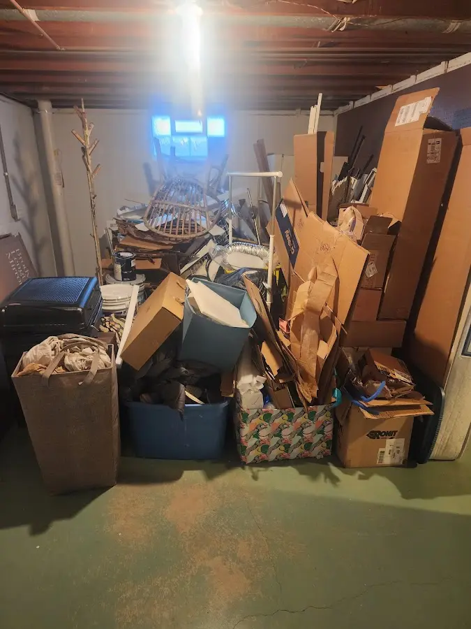 Roll-off dumpster container at job site for Concrete Dumpster Rental in Florence